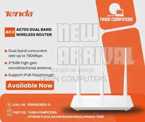 Tenda AC3 AC750 Dual-Band Wi-Fi Router