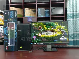 Gigabyte - i5 4th Gen | Dell 22" IPS Borderless Monitor Full Setup