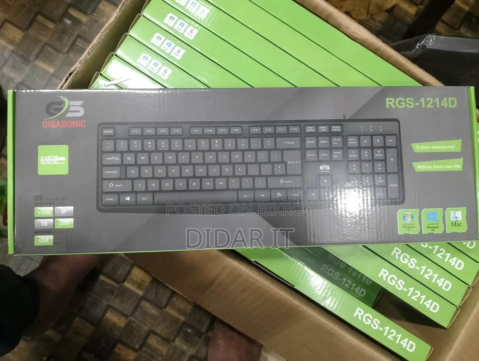 Gigasonic RGS-1214D Wired Keyboard ✨