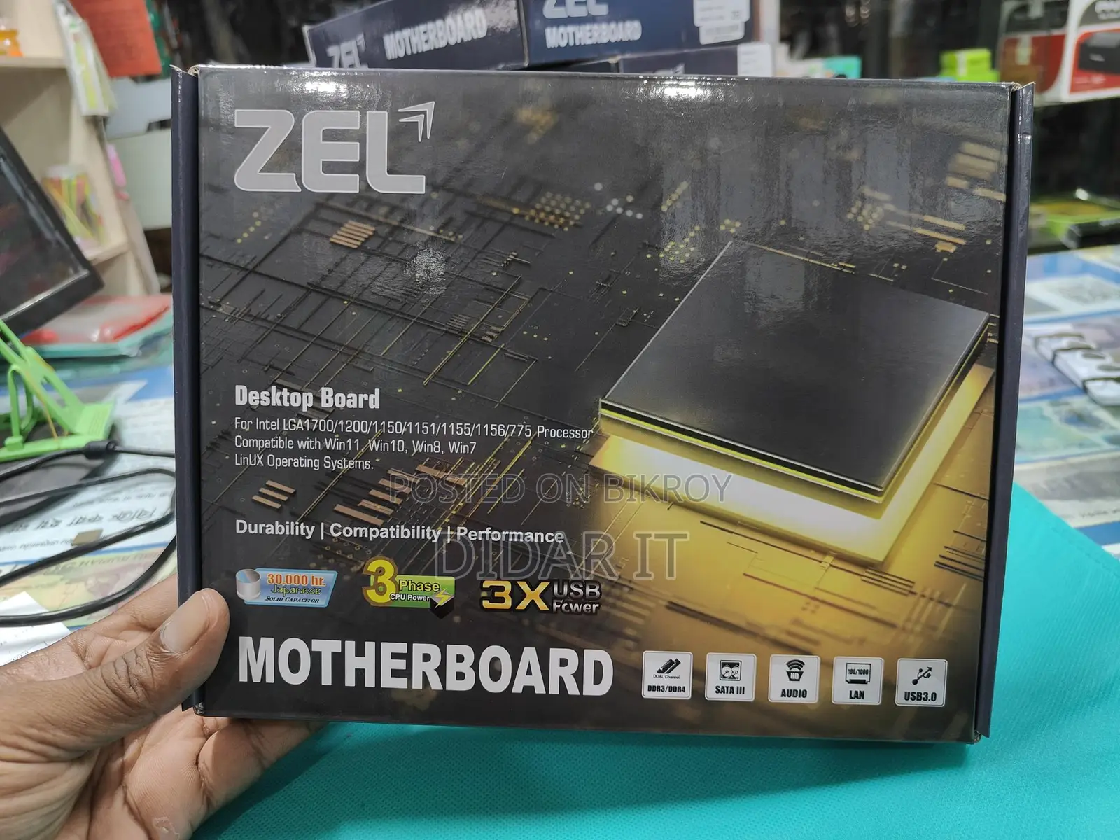 Zel H81 4th Gen MotherBoard Sale-New With 02 Years Warranty