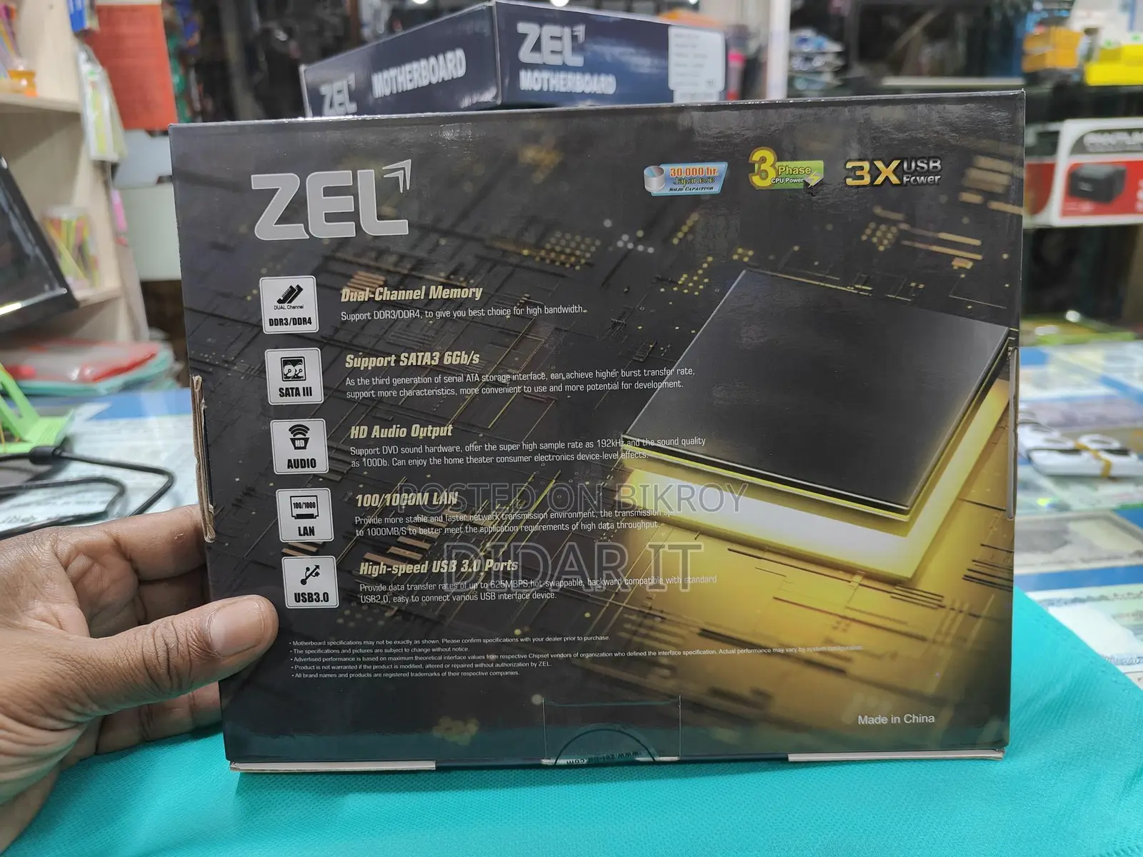 Zel H81 4th Gen MotherBoard Sale-New With 02 Years Warranty