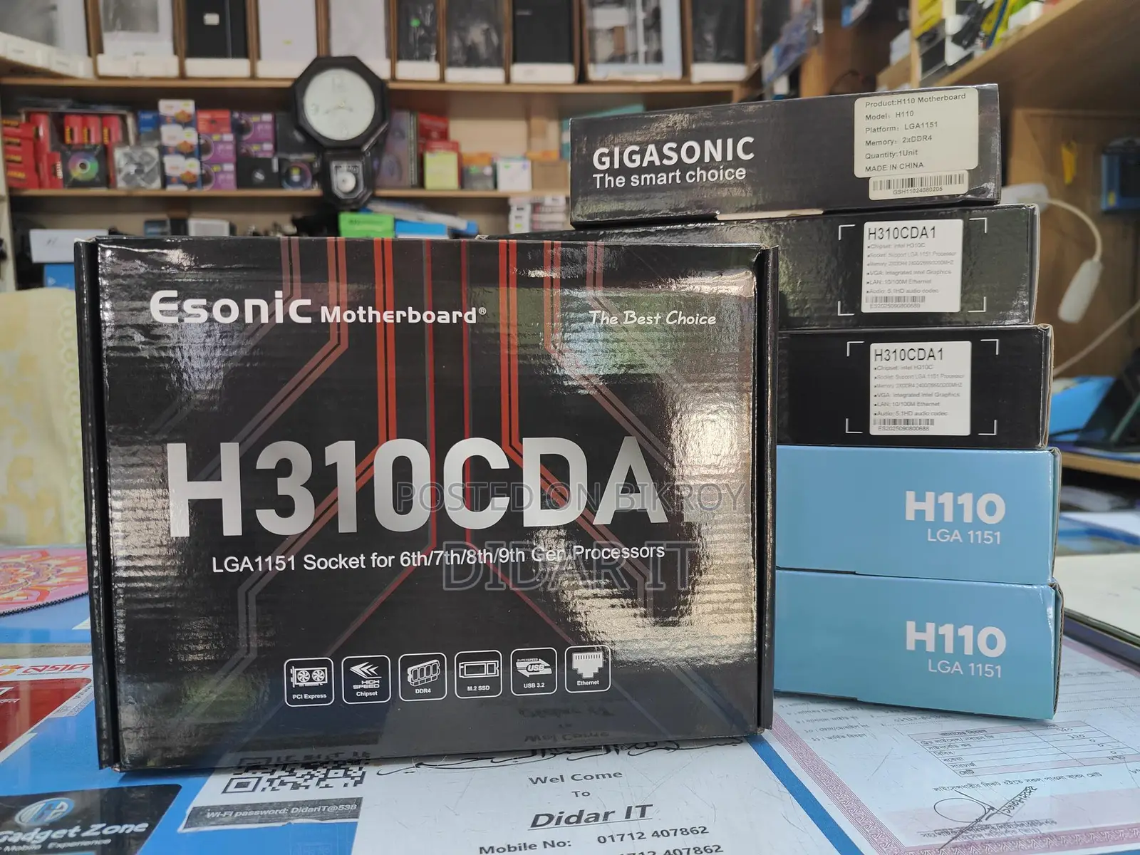 Esonic MotherBoard H310 CDA1 With 01 Year Warranty