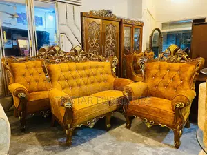 সেগুন কাঠের তৌরি ছয় আসোন বিশিষ্ট সোফা সে্ট
