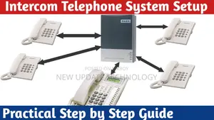 PABX System 08-Line & 08 Telephone Set Package