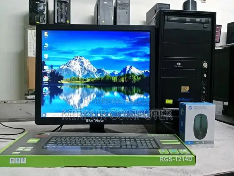 LED 17 + CORE I3, SSD 120GB + RAM 4GB DDR3 Computer