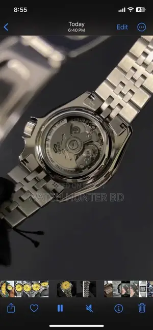 ব্র্যান্ড নিউ SEIKO 5 GMT স্পেশাল এডিশন মেকানিক্যাল ঘড়ি