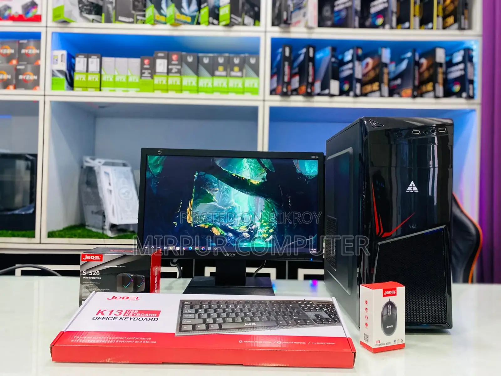 Core I5/DELL 19"LED/1TB-HDD/8GB-Ram/DDR 3