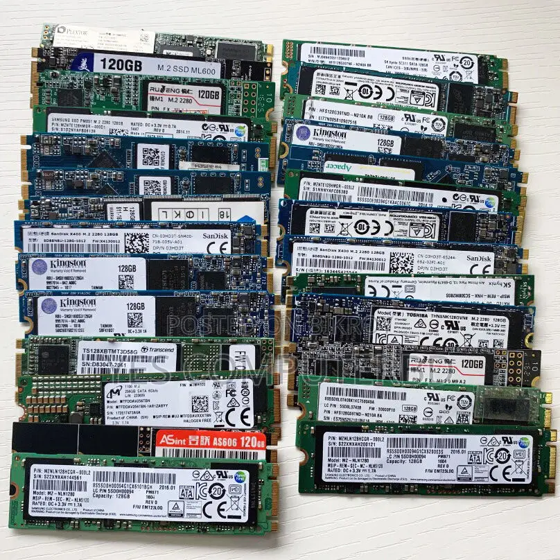 128GB M.2 SSD Mix Brand 1-Year Warranty