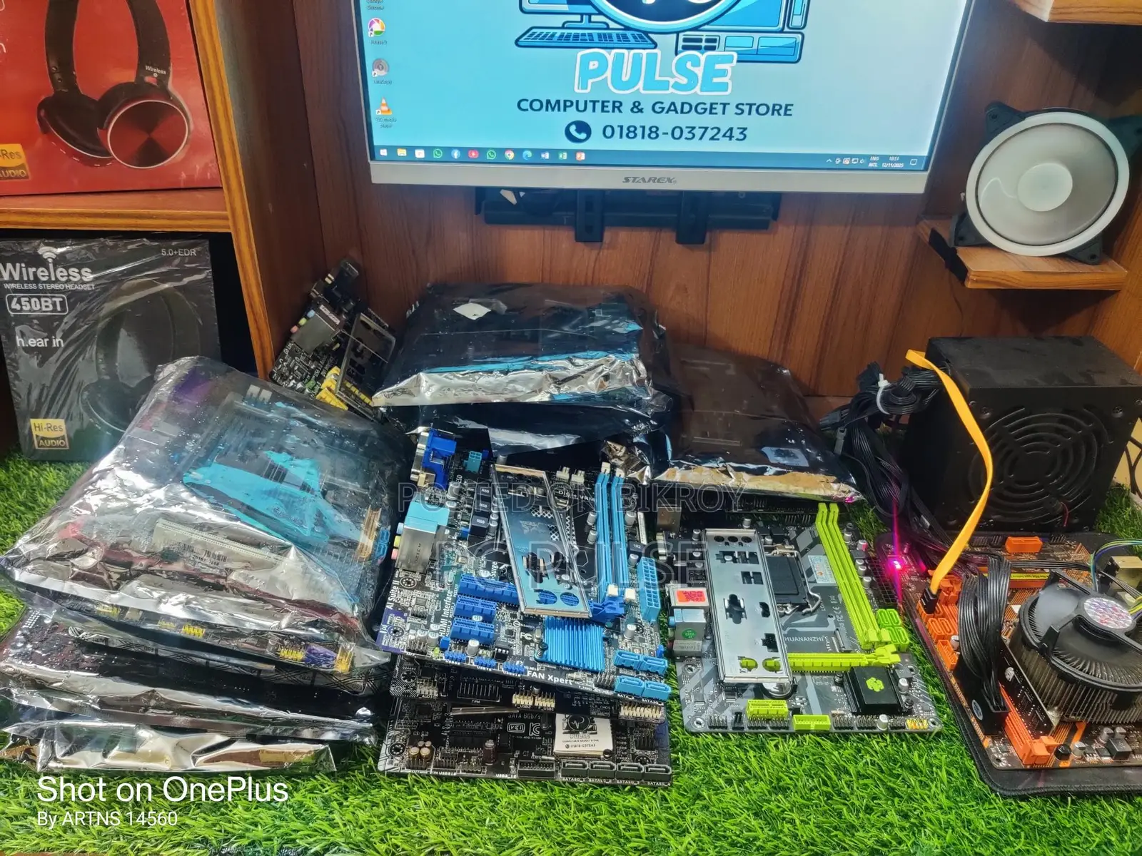 Genuine Korean motherboard with 1 year warranty