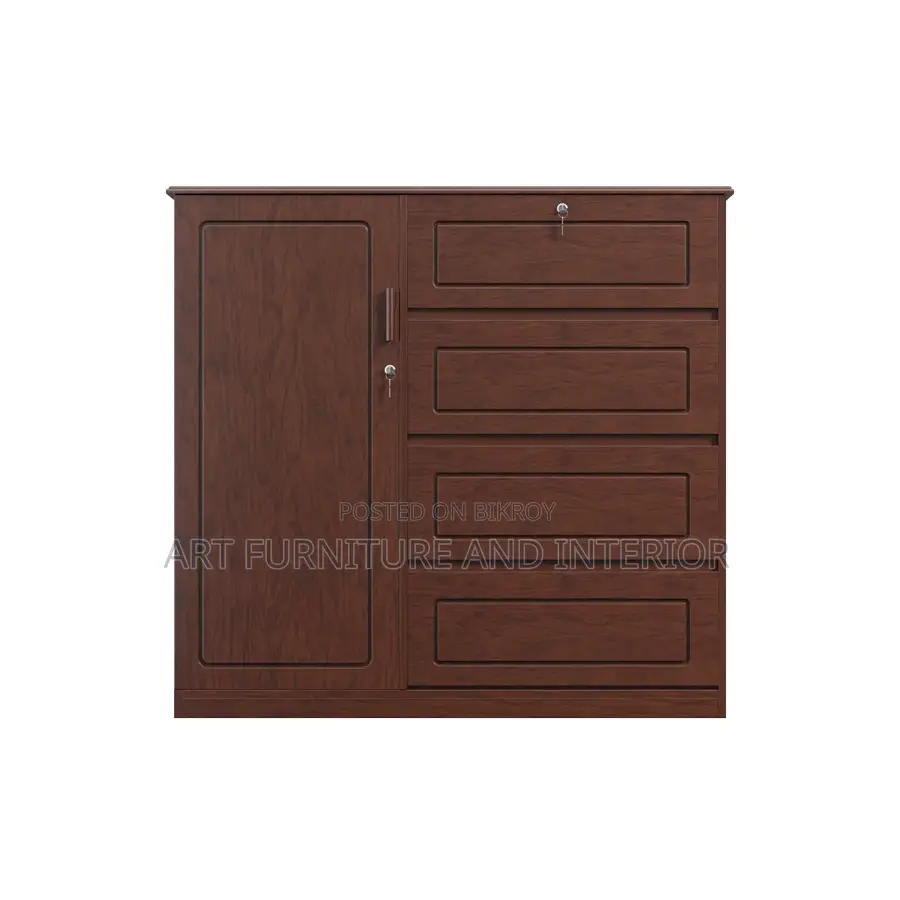 Canadian Red Oak and Lake Finish Wardrobe - VB 03