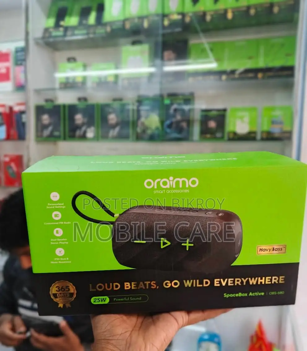 Oraimo SpaceBox Active FREE DELIVERY