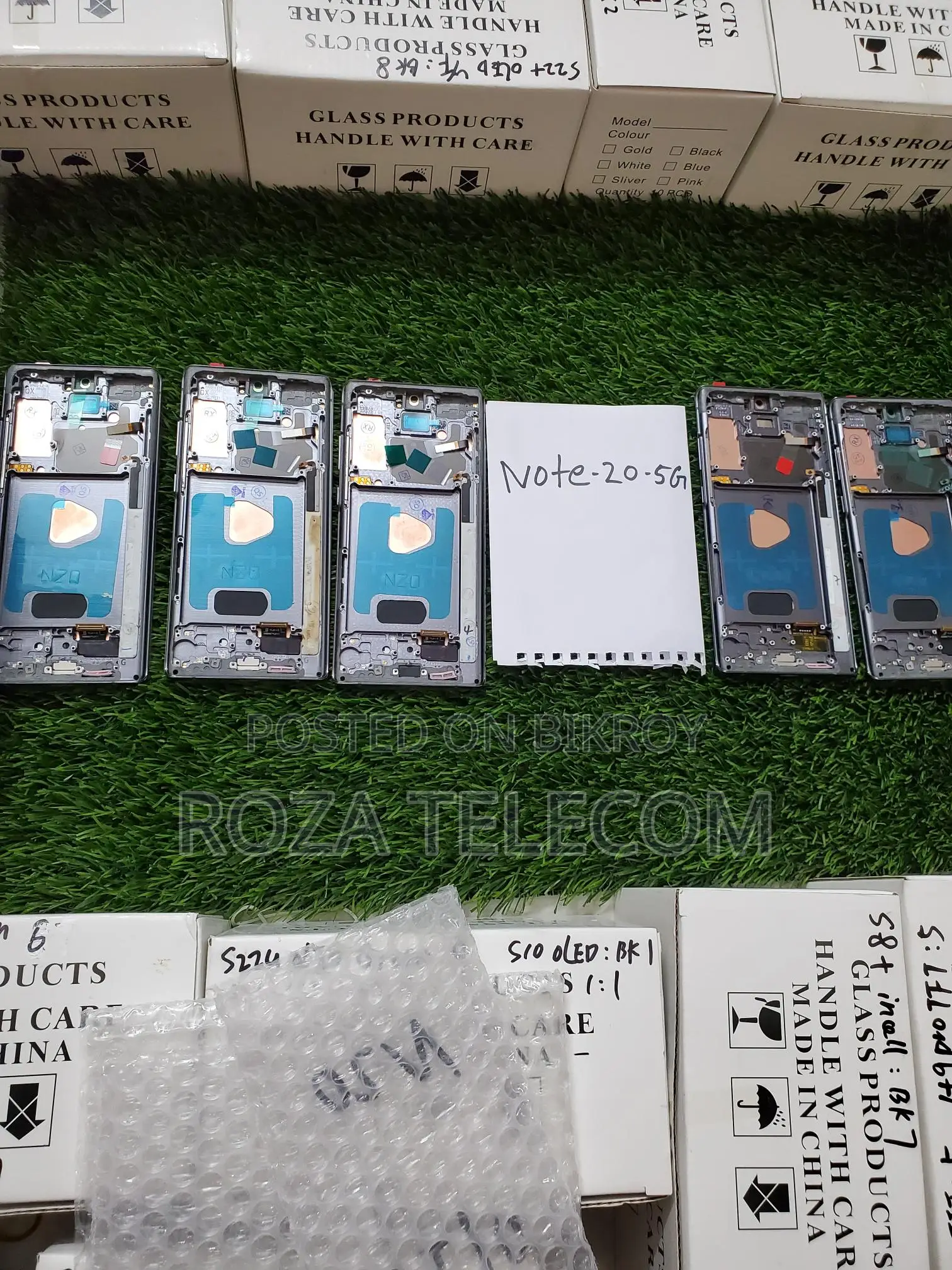 Samsung note 20 5G soft OLED display