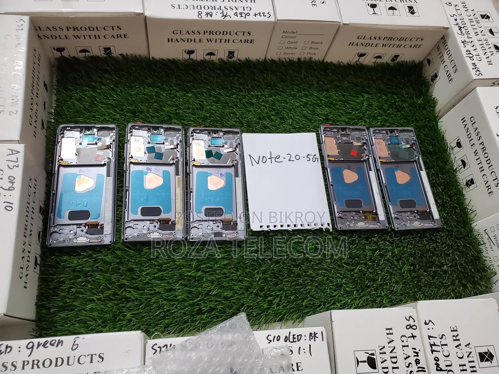 Samsung note 20 5G soft OLED display
