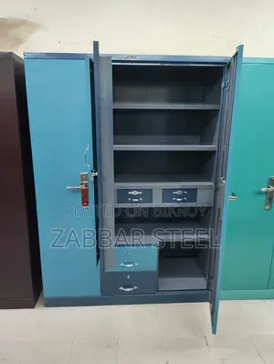 Three-Door New Model Steel Almirah — Almirah