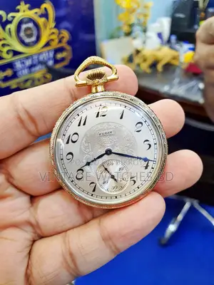 1924 Elgin Pocket Watch 14k Gold Filled Most Rare