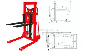 Semiauto Battery Operated Hydraulic Fork Lift