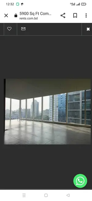 2000 Sqft Open Commercial Space Rent In Banani