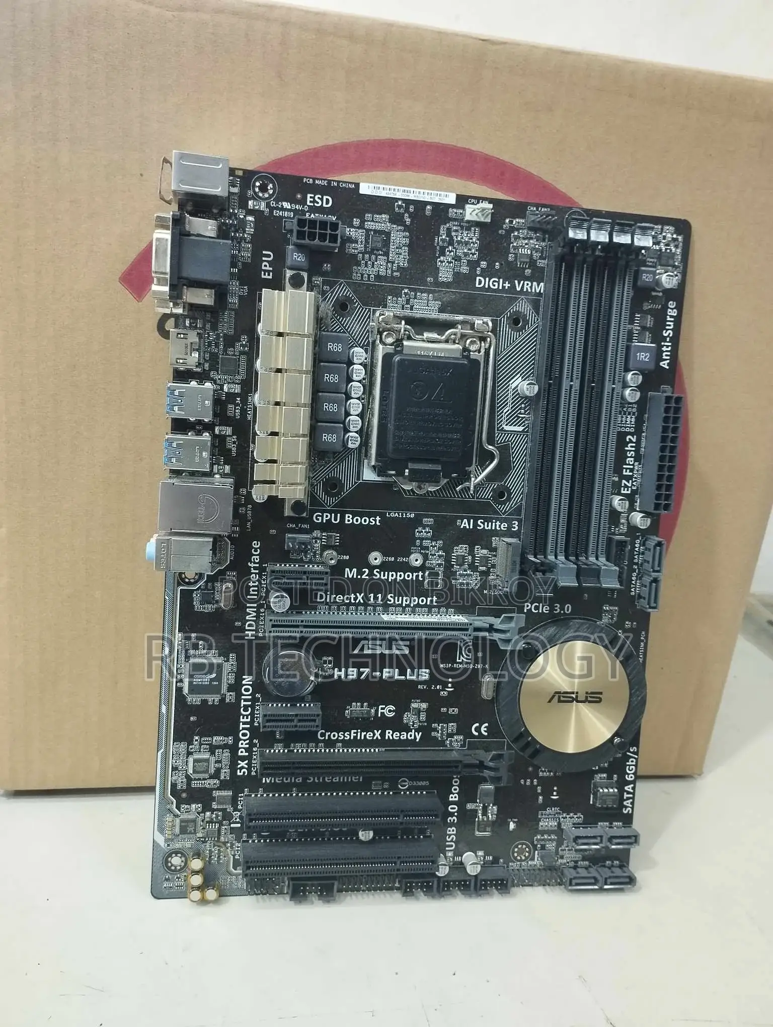 Asus H97-Plus Motherboard 4th Gen (Socket 1150)