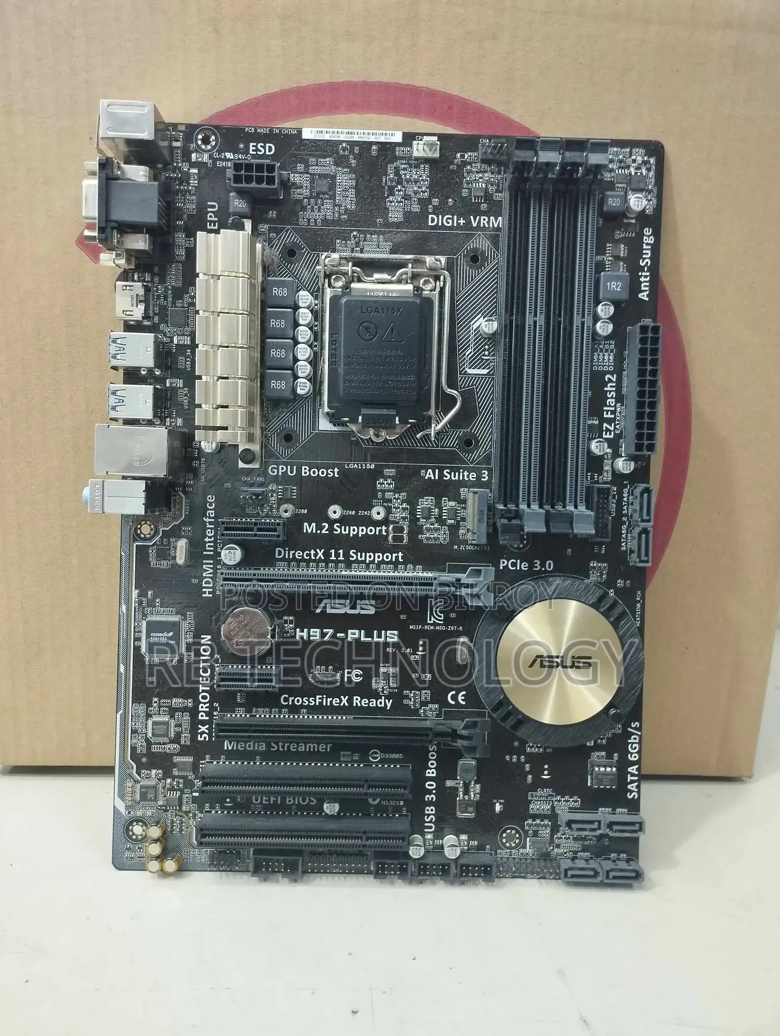 Asus H97-Plus Motherboard 4th Gen (Socket 1150)