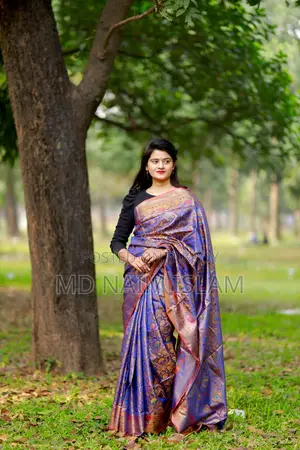সিল্ক কাতান শাড়ি