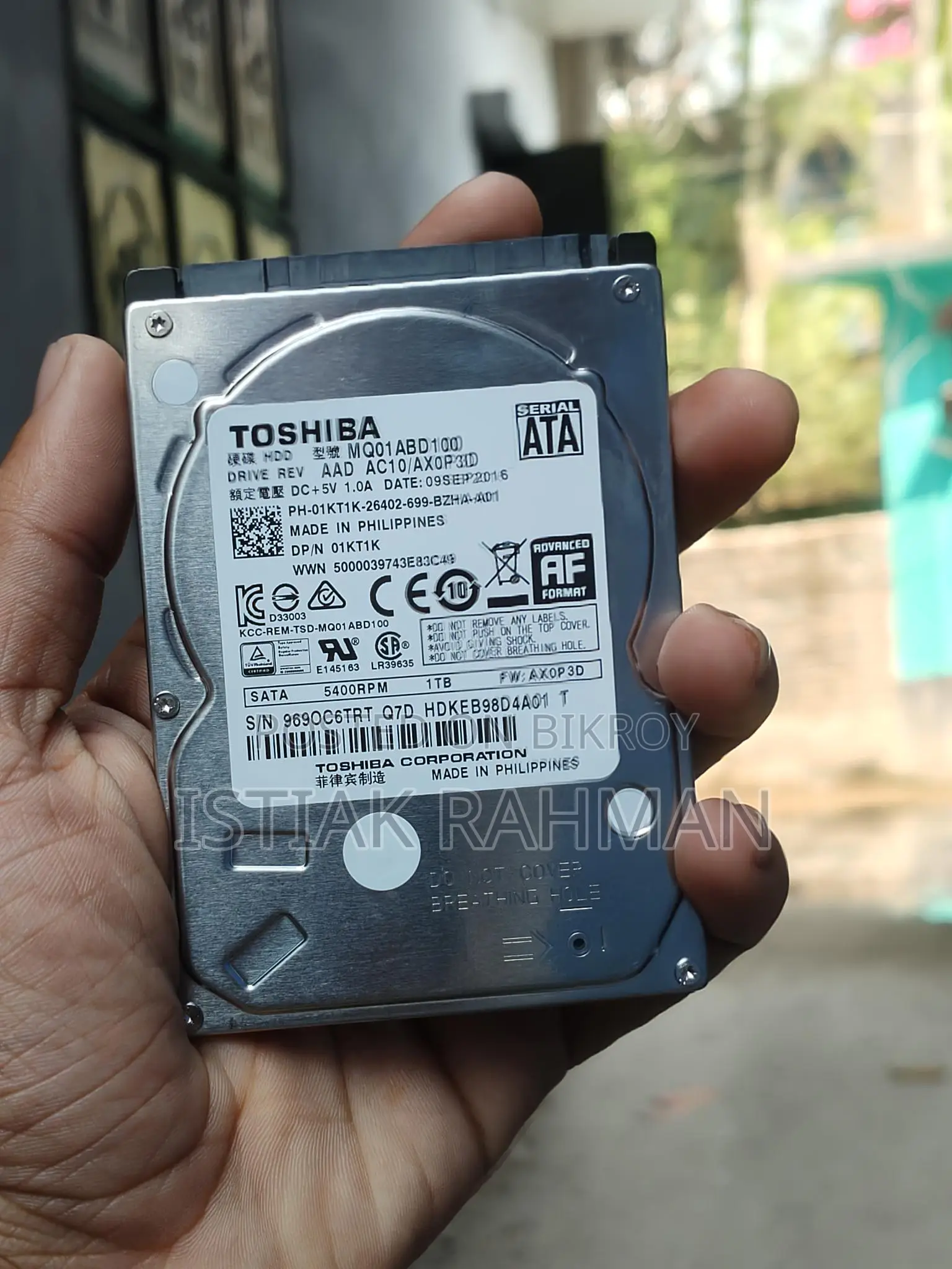 TOSHIBA 1TB HDD