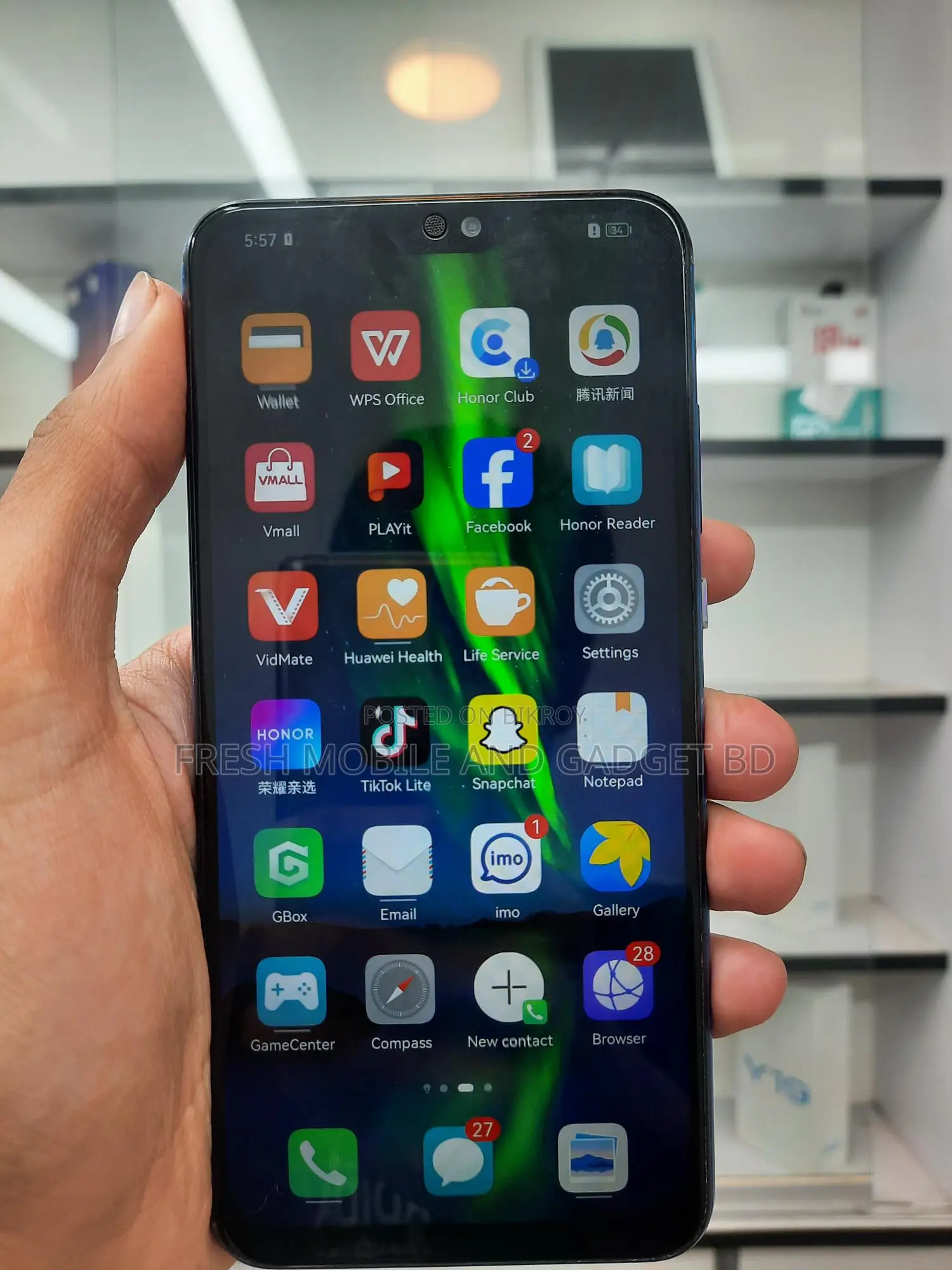 Honor 8X 4/64 Blue (Used)