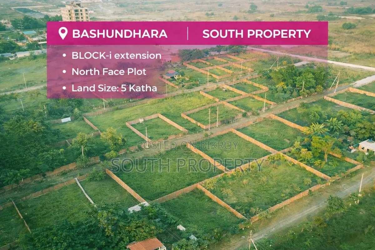 Block-i extension || north face plot 5 katha
