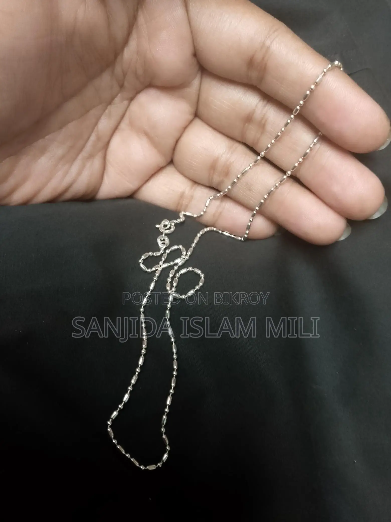 নতুন ইটালিয়ান ২২ ক্যারেটের রূপার চেইন