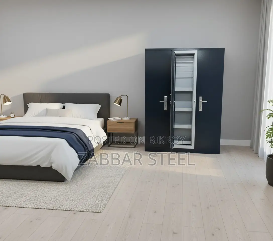 Modern Triple Door Steel Almirah