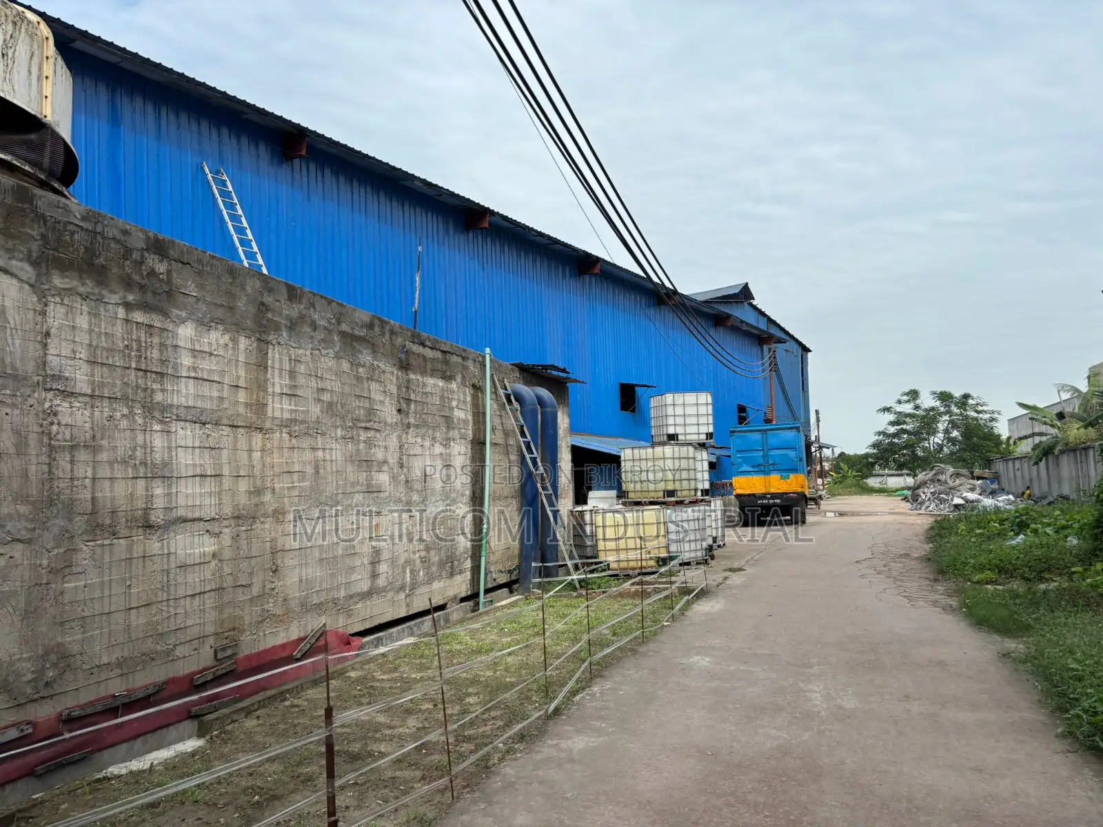 নারায়ণগঞ্জের রূপগঞ্জে বিশাল বিদ্যুৎ সুবিধাসহ ৮০,০০০ বর্গফুটের ফ্যাক্টরি শেড