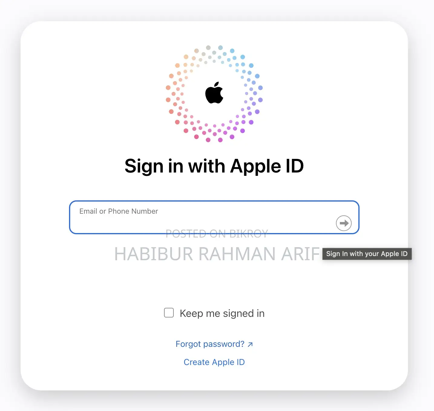 Apple ID Creation Service