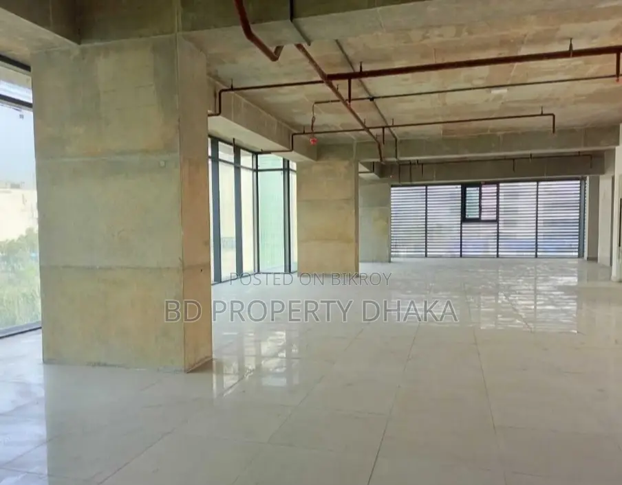 5500 Sqft Nice Open Commercial Space Rent in Mohakali