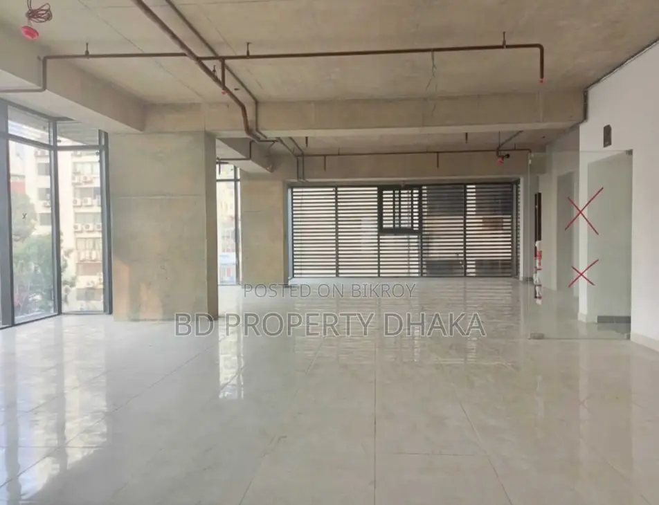 5500 Sqft Nice Open Commercial Space Rent in Mohakali