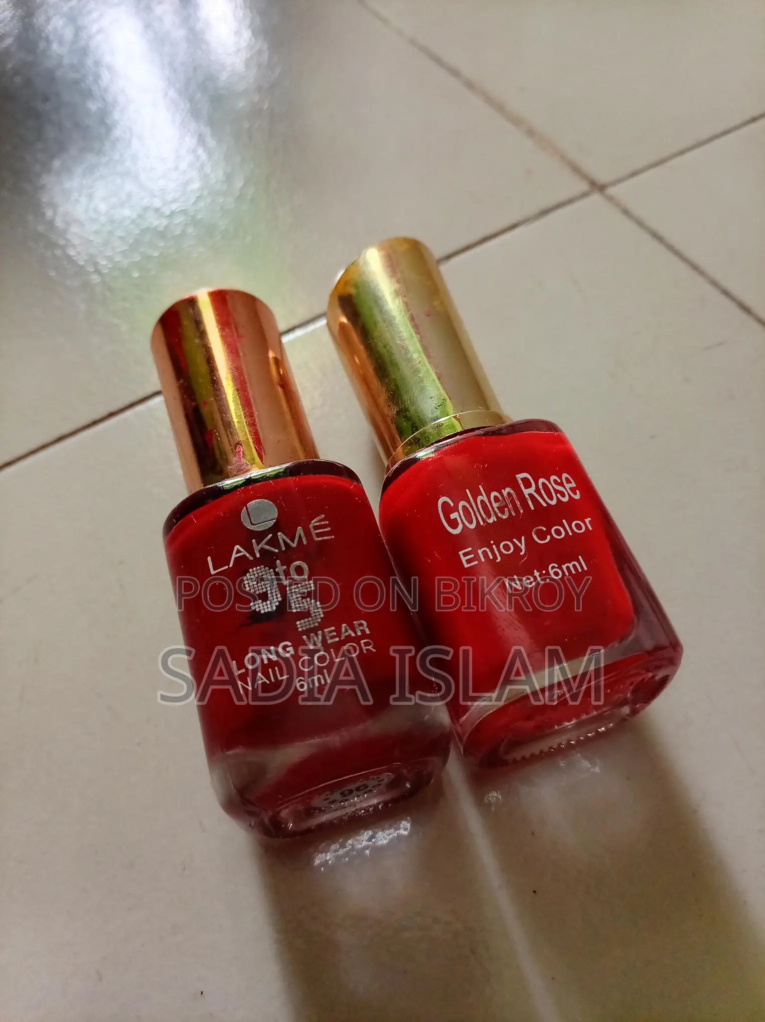 Used/unused Make-up Item