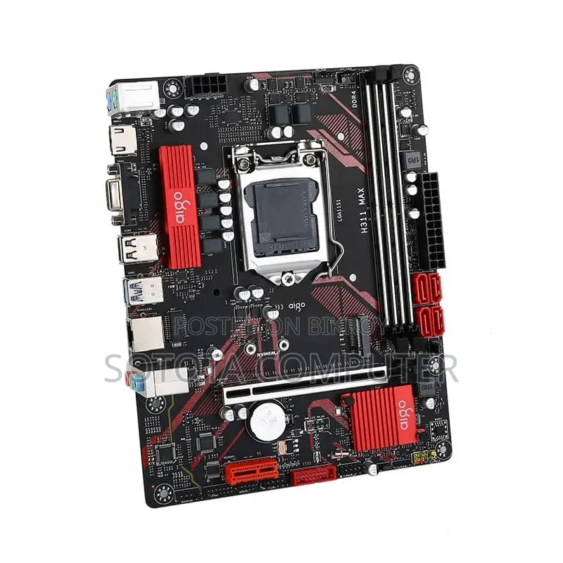 Aigo H311MAX DDR4 মাদারবোর্ড ৬ষ্ঠ-৯ম জেনারেশন সাপোর্ট (৩ বছরের ওয়ারেন্টি)
