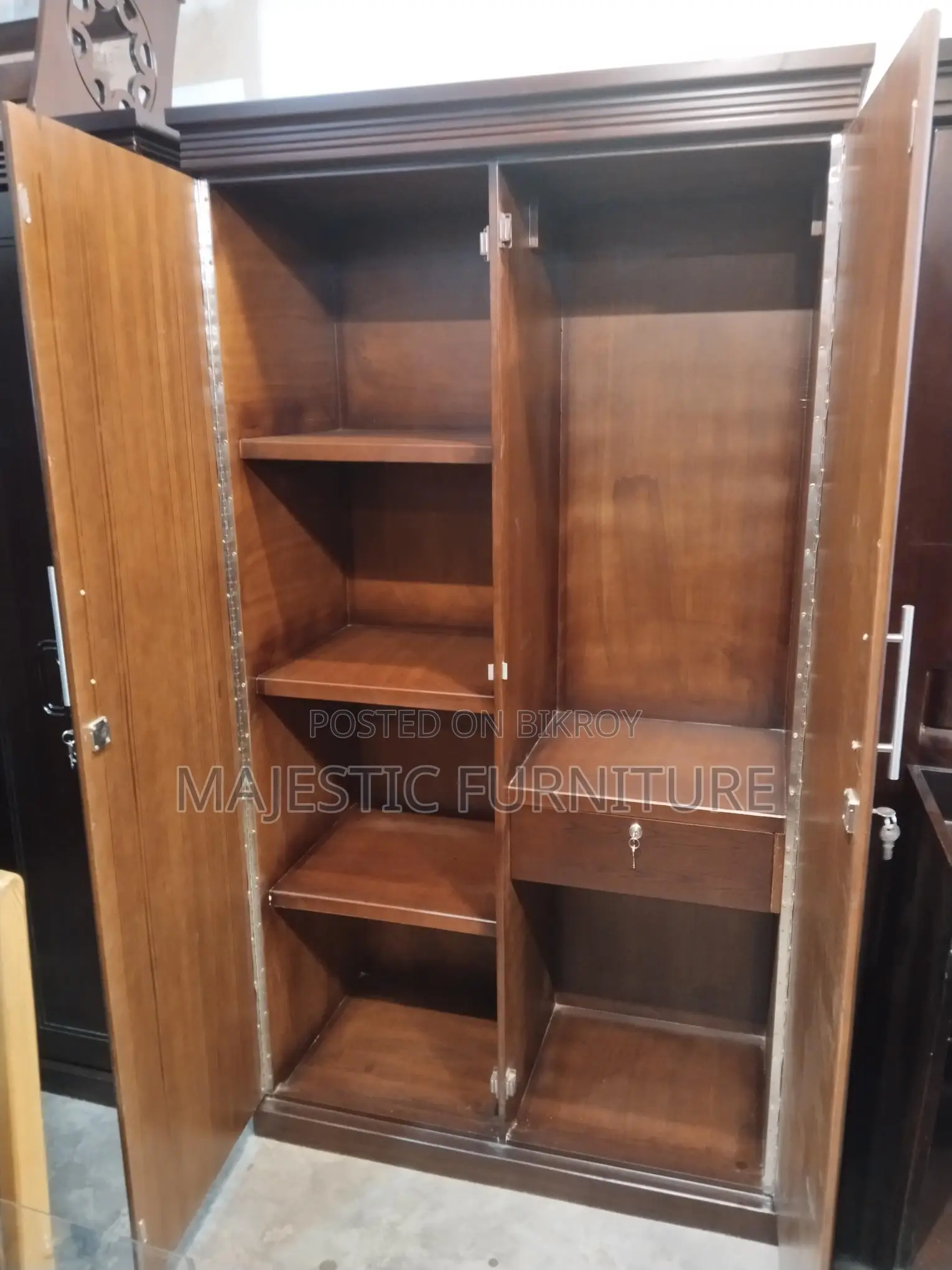 নতুন আলমারি মালয়েশিয়ান এমডিএফ ২ পাল্লা। মডেল # ৪১৫৭