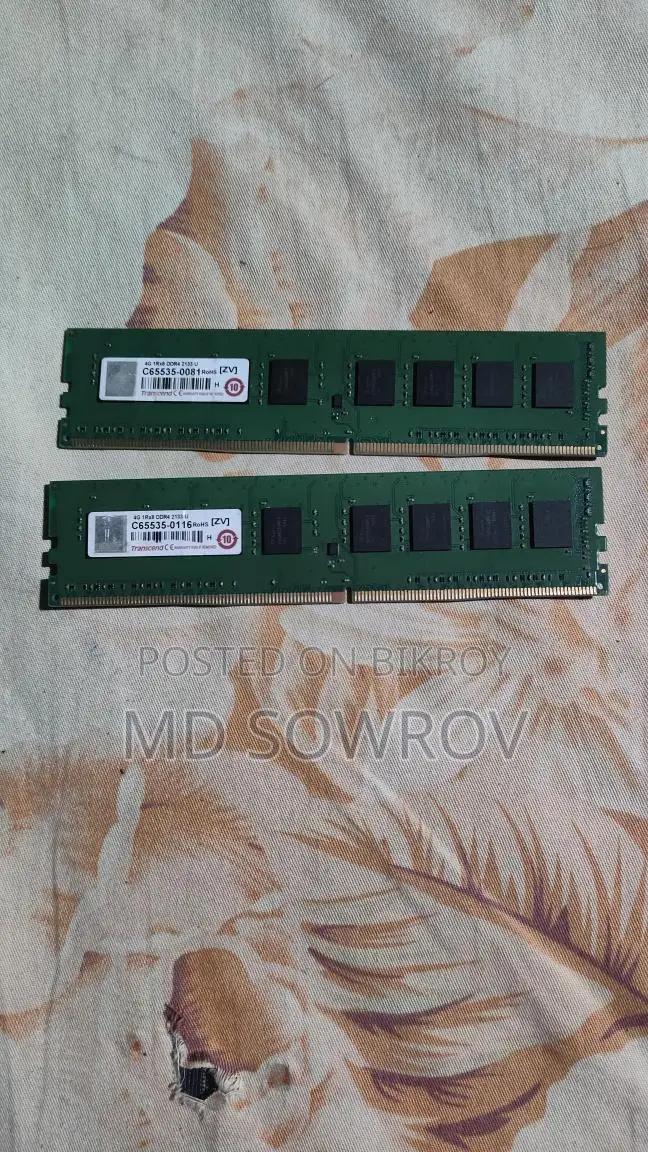4+4=8GB Computer RAM