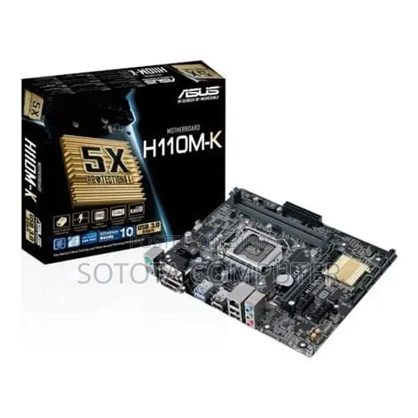 Orginal Korean Motherboard Gigabyte H61, H81, H110 With 1-Year Guarantee