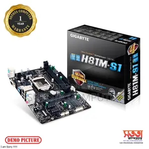 Orginal Korean Motherboard Gigabyte H61, H81, H110 With 1-Year Guarantee