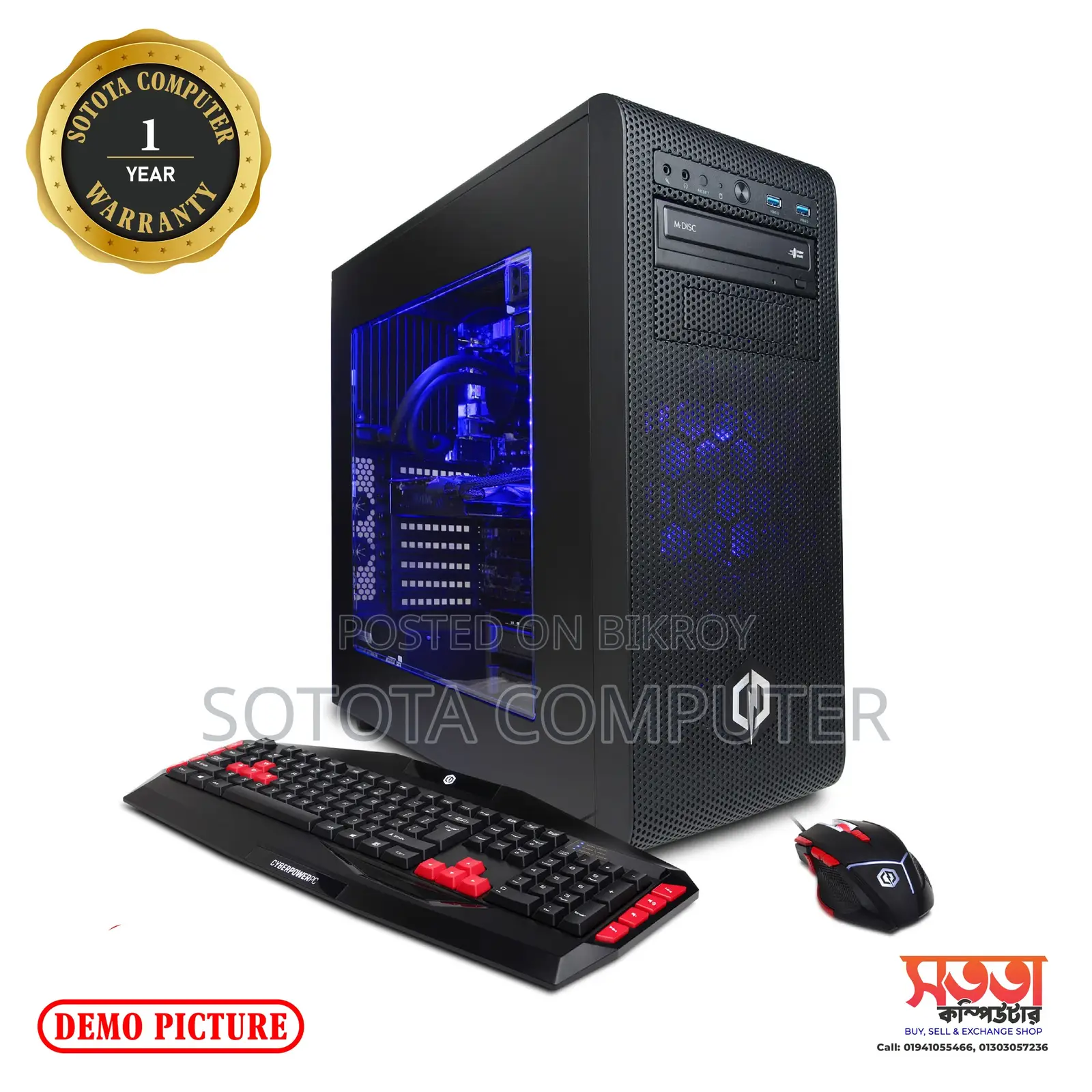 New Gigabyte H61+Core i5 3rd Gen+8GB Ram+128GB SSD- 3year Warranty
