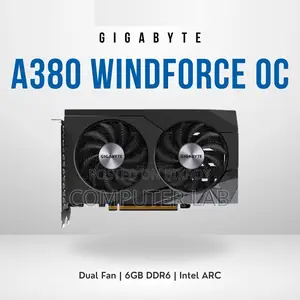 GIGABYTE Intel Arc A380 WINDFORCE OC 6GB DDR6 Graphics 1Year Warranty