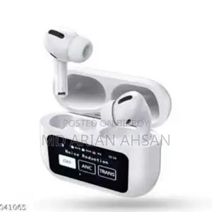 A9 Pro ANC + ENC with Touch Screen Display Airpods