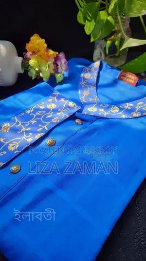 Royal Blue Premium Eid Collection Panjabi — At an Affordable Price! 🌙