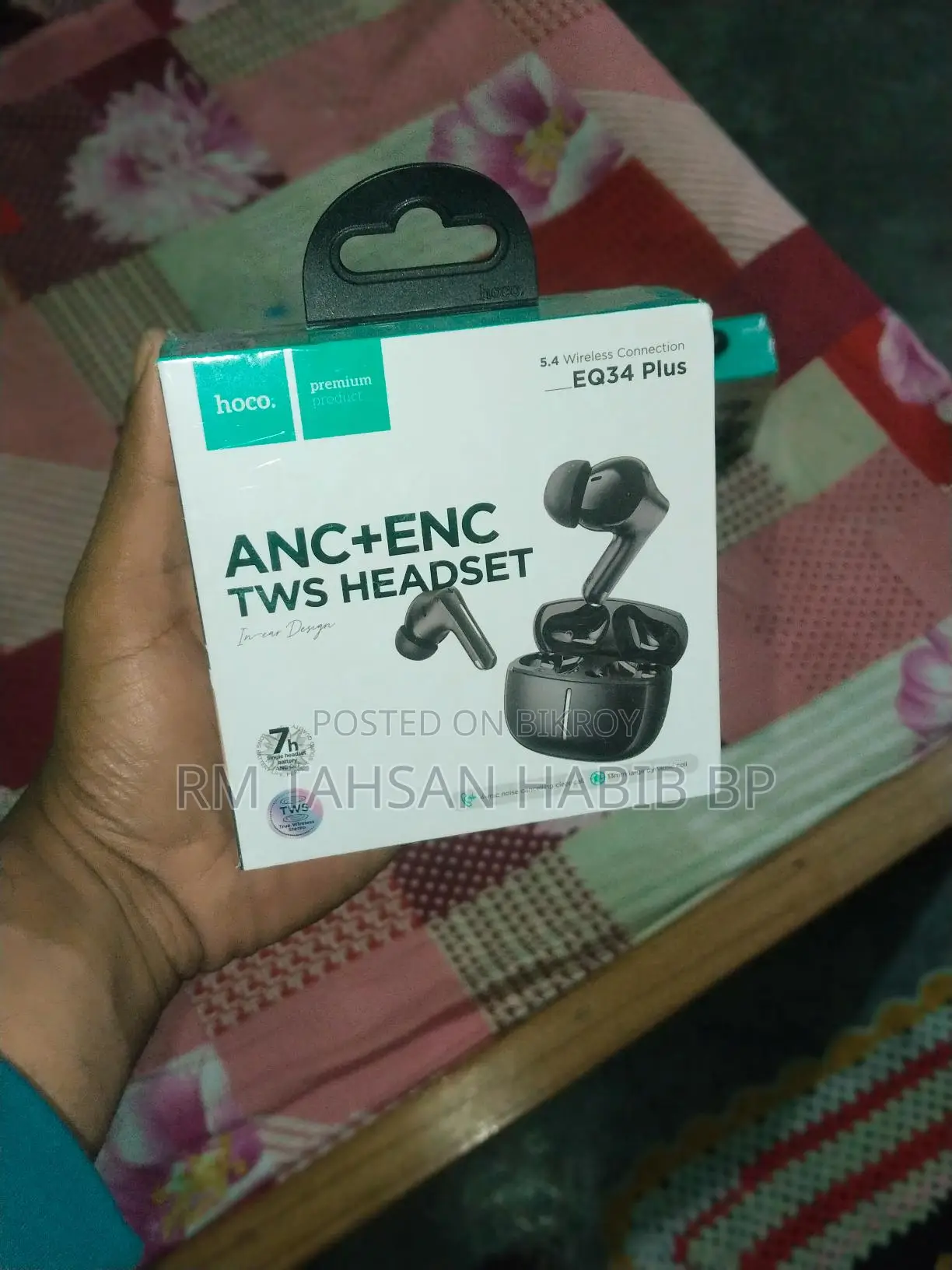 Hoco EQ34 Plus Earbuds ANC+ENC