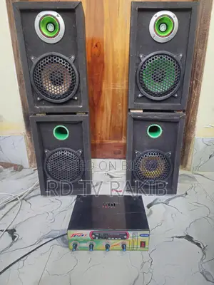 Dual Channel Amplifier and 4 Box