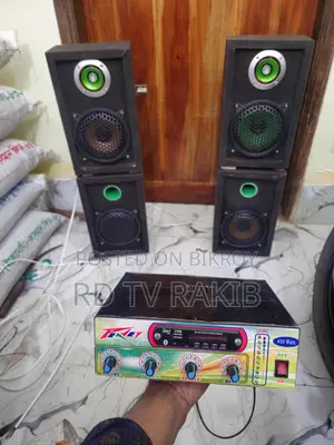 Dual Channel Amplifier and 4 Sound Boxes