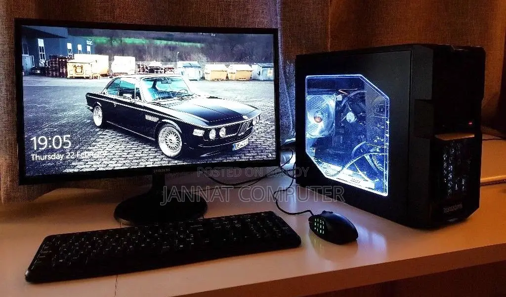 নতুনCore I7 Pc+ram 4GB+hdd 1000GB+ssd 128GB+Samsung 19"Led