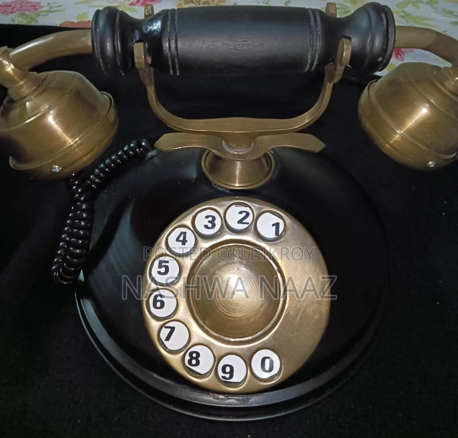 Vintage Decorative Dial Rotary Telephone