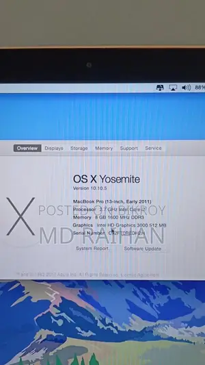 Apple Macbook Pro I7/8gb/500gb
