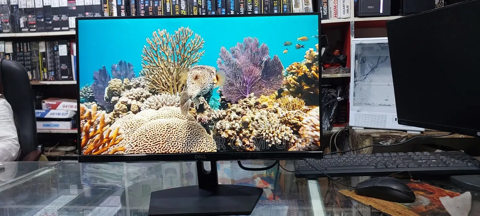 Desktop Pc Core I5 8gen+dell 22 Led Borderlece Ram 8gb Ssd 256gb